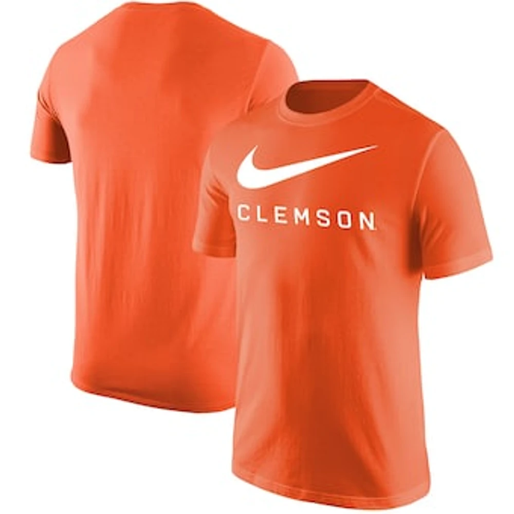 Men's Nike Orange Clemson Tigers Big Swoosh T-Shirt