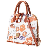 Women's Dooney & Bourke Clemson Tigers Game Day Zip Zip Satchel