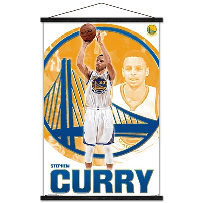 Stephen Curry Golden State Warriors Shooting 35'' x 24'' Framed Player Poster