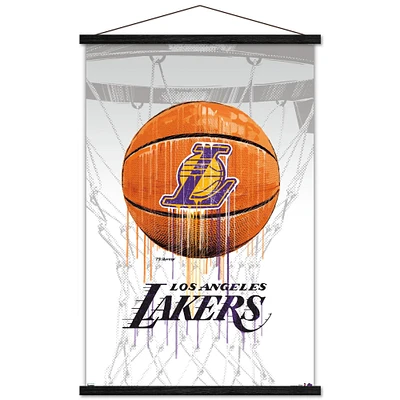 Los Angeles Lakers 35" x 24" Hanging Framed Poster