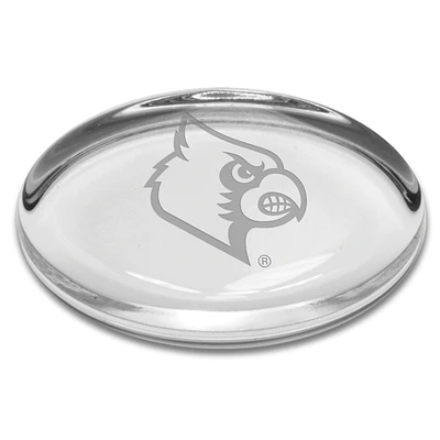 Louisville Cardinals Oval Paperweight
