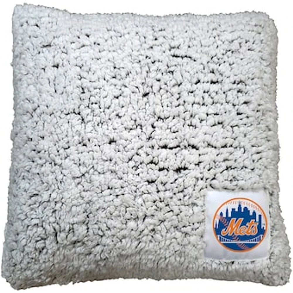 New York Mets 16'' x 16'' Frosty Sherpa Pillow