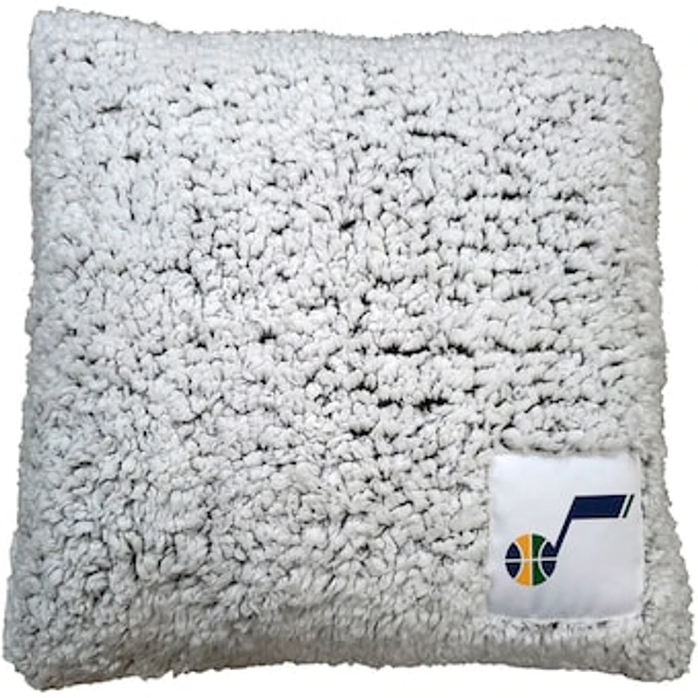 Utah Jazz 16'' x 16'' Frosty Sherpa Pillow