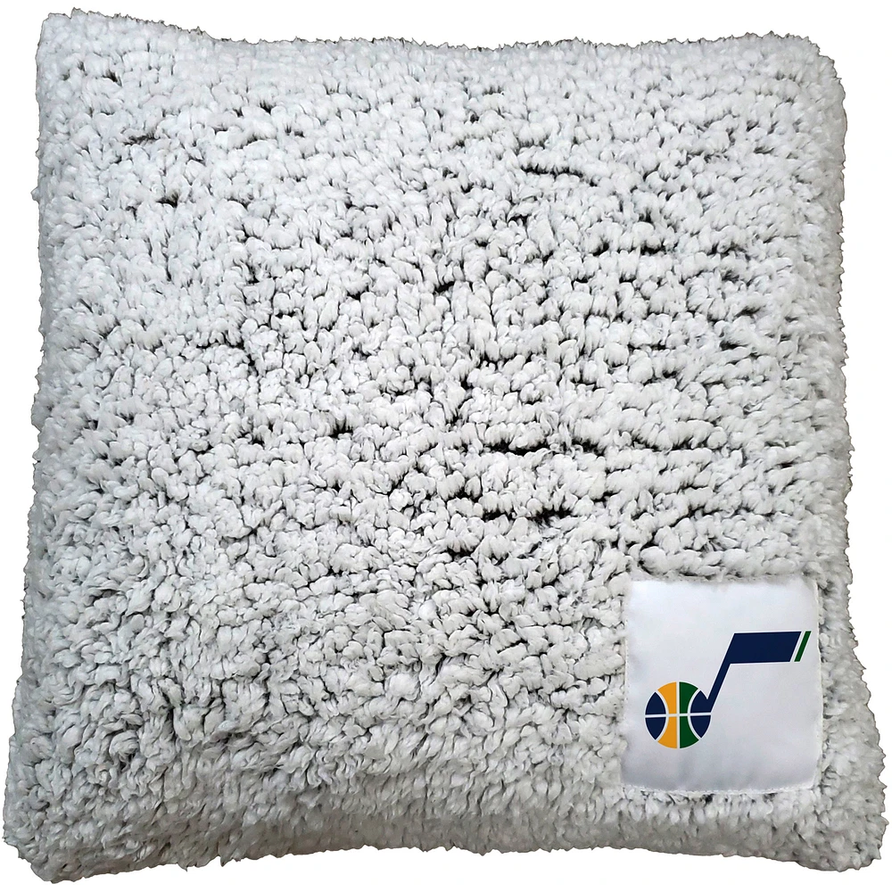 Utah Jazz 16'' x 16'' Frosty Sherpa Pillow