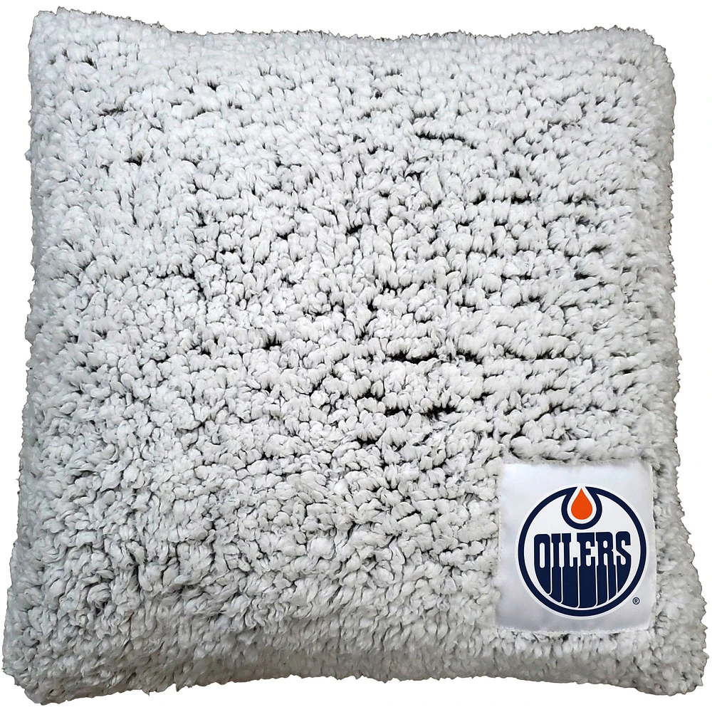 Edmonton Oilers 16'' x 16'' Frosty Sherpa Pillow