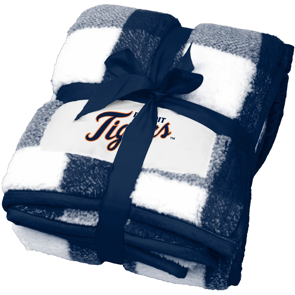 Detroit Tigers 50'' x 60'' Buffalo Check Frosty Fleece Blanket