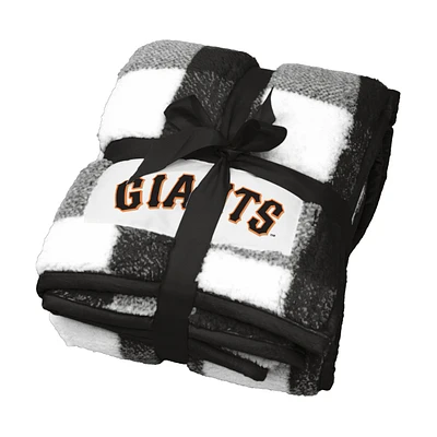 San Francisco Giants 50'' x 60'' Buffalo Check Frosty Fleece Blanket