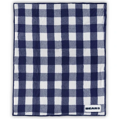 Chicago Bears 50'' x 60'' Buffalo Check Frosty Fleece Blanket