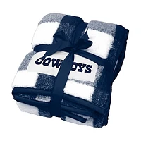 Dallas Cowboys 50'' x 60'' Buffalo Check Frosty Fleece Blanket