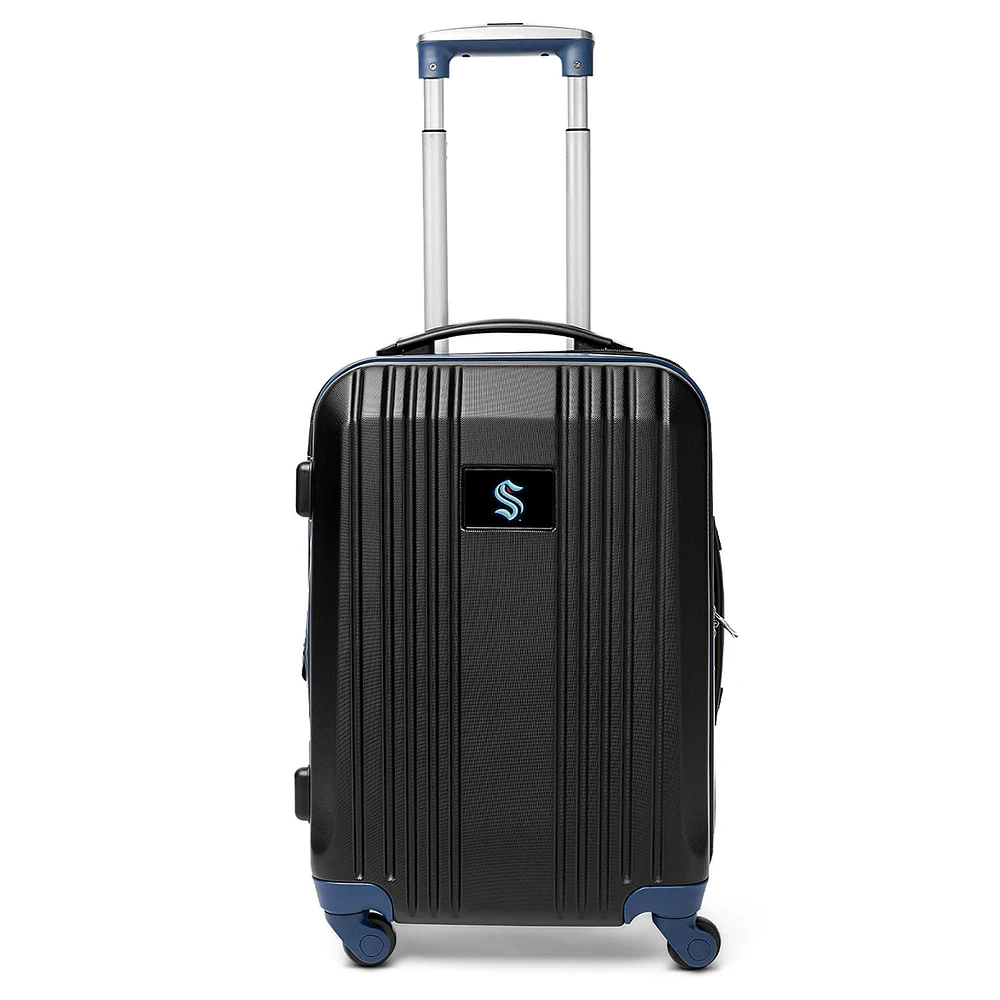 MOJO Black Seattle Kraken 21'' Two-Tone Spinner Carry-On Luggage