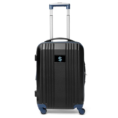 MOJO Black Seattle Kraken 21'' Two-Tone Spinner Carry-On Luggage