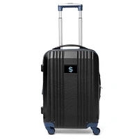 MOJO Black Seattle Kraken 21'' Two-Tone Spinner Carry-On Luggage