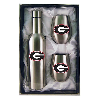 Georgia Bulldogs 28oz. Stainless Steel Bottle & 12oz. Tumblers Set