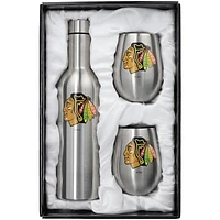 Chicago Blackhawks 28oz. Stainless Steel Bottle & 12oz. Tumblers Set