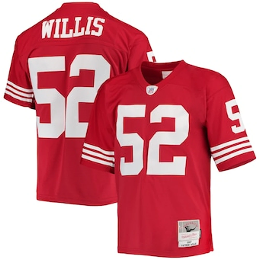 Men's Mitchell & Ness Patrick Willis Scarlet San Francisco 49ers Legacy Replica Jersey