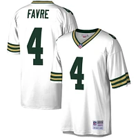 Men's Mitchell & Ness Brett Favre White Green Bay Packers Legacy Replica Jersey