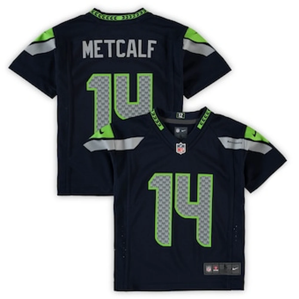 Preschool Nike DK Metcalf Navy Seattle Seahawks Game Jersey