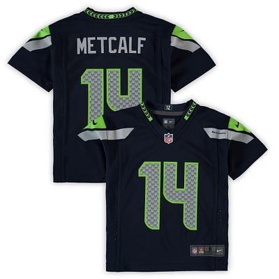 Preschool Nike DK Metcalf Navy Seattle Seahawks Game Jersey