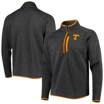 Men's Columbia Charcoal Tennessee Volunteers Canyon Point Omni-Shield Raglan Half-Zip Top