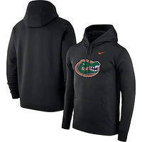 Men's Nike Black Florida Gators Logo Club Pullover Hoodie