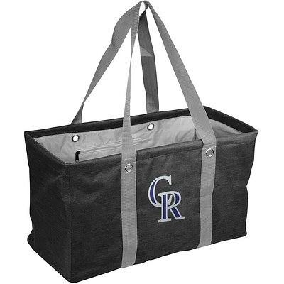 Colorado Rockies Crosshatch Picnic Caddy Tote Bag