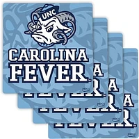 North Carolina Tar Heels Four-Pack Specialty Coaster Set