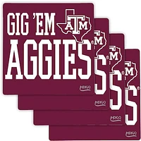 Texas A&M Aggies Four-Pack Specialty Coaster Set