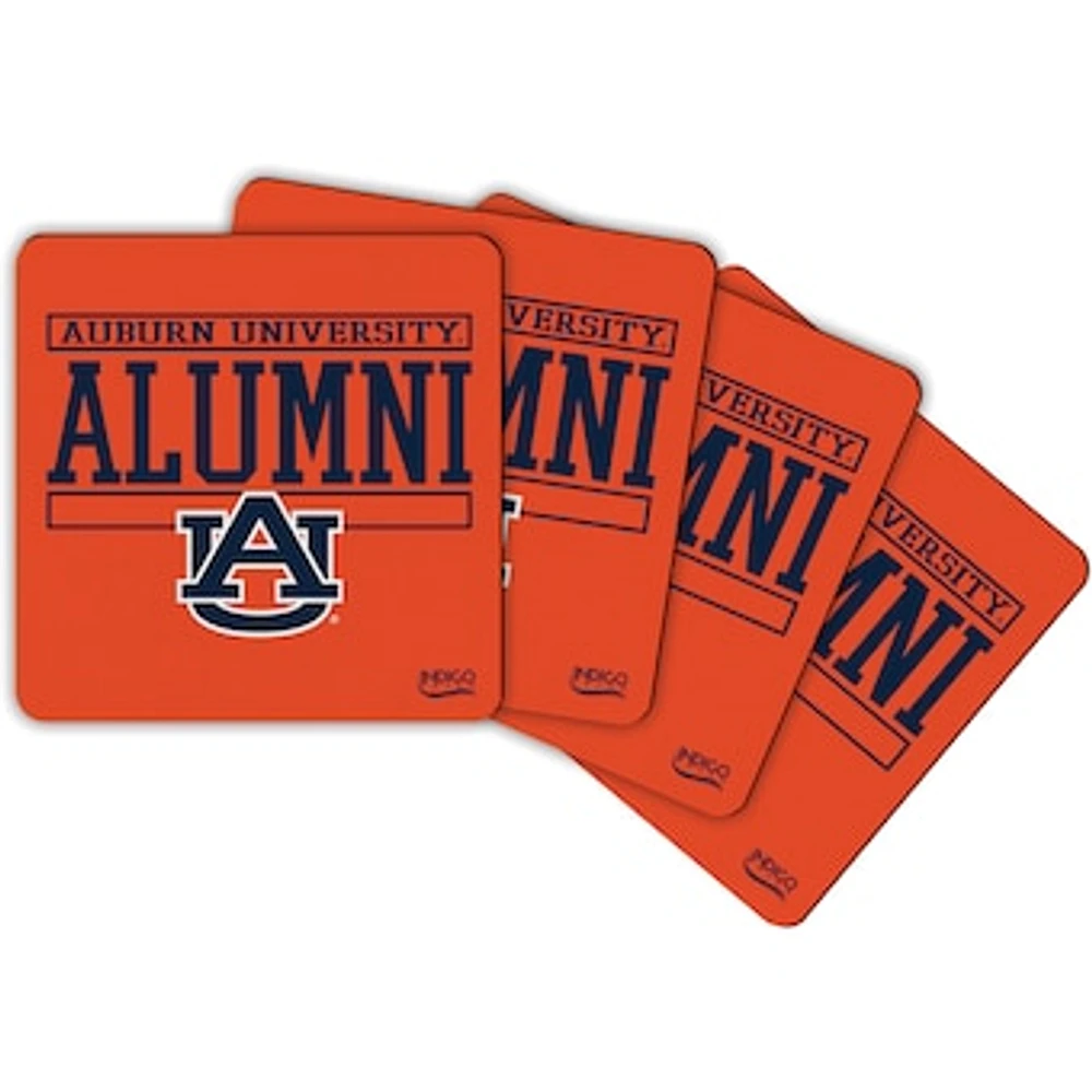 Auburn Tigers Alumni 4-Pack Neoprene Coaster Set