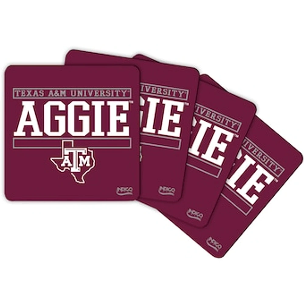 Texas A&M Aggies Alumni 4-Pack Neoprene Coaster Set