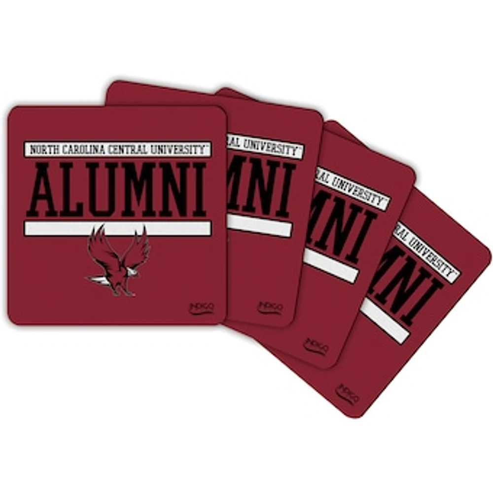 North Carolina Central Eagles Alumni 4-Pack Neoprene Coaster Set