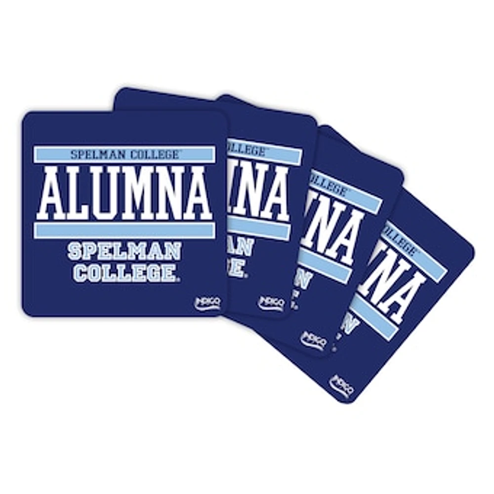 Spelman College Jaguars Alumni 4-Pack Neoprene Coaster Set