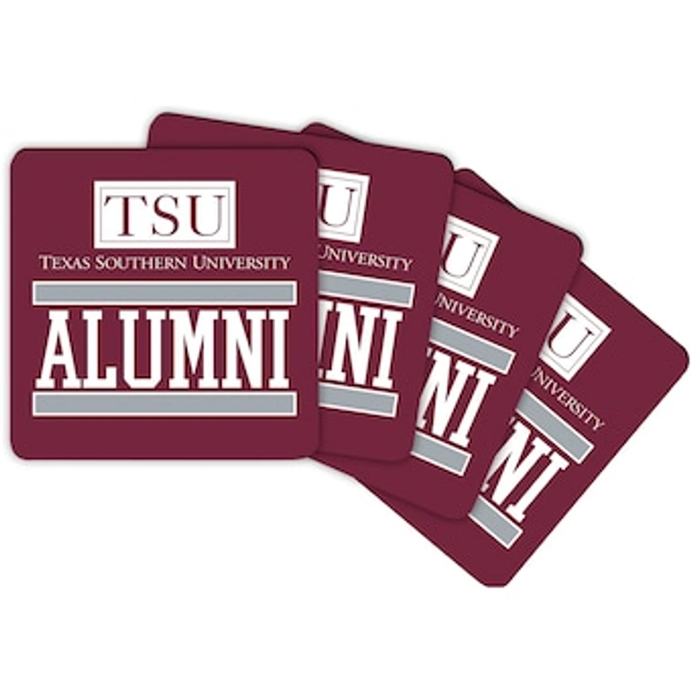 Texas Southern Tigers Alumni 4-Pack Neoprene Coaster Set