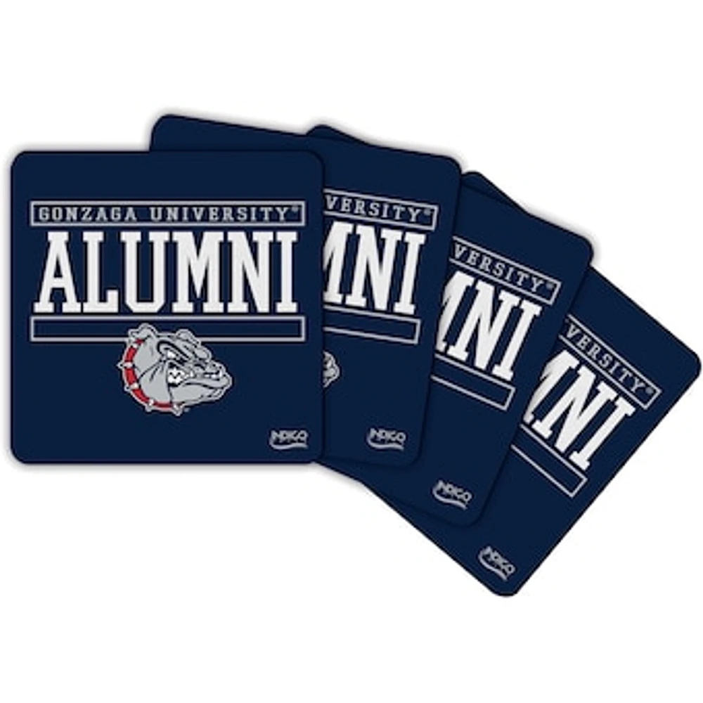 Gonzaga Bulldogs Alumni 4-Pack Neoprene Coaster Set