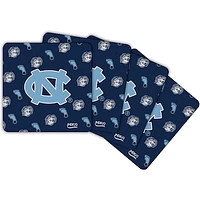 North Carolina Tar Heels Four-Pack Square Repeat Coaster Set