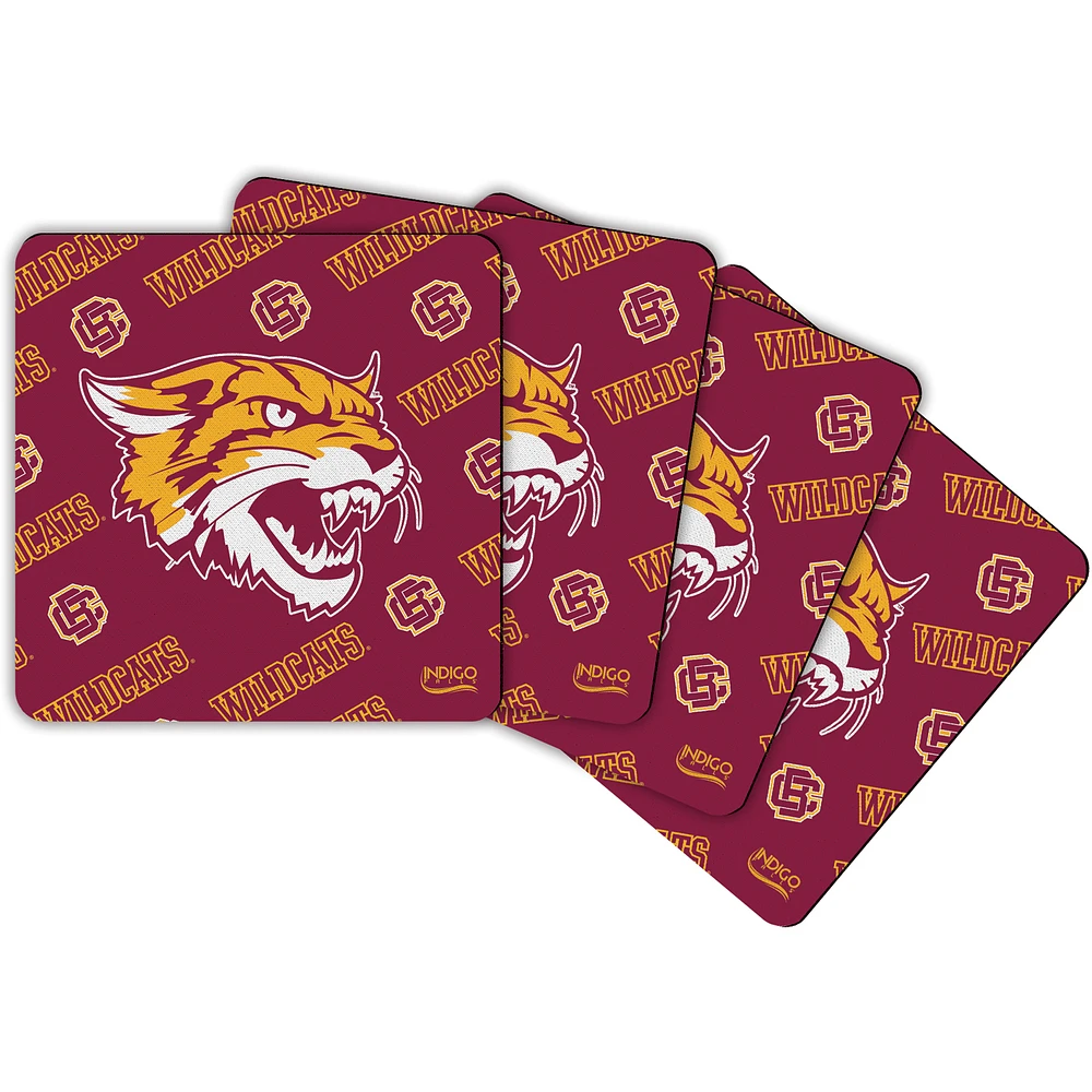 Bethune-Cookman Wildcats Four-Pack Square Repeat Coaster Set