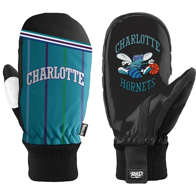 Charlotte Hornets Classic Snow Mittens