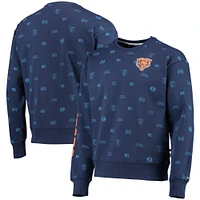 Men's Tommy Hilfiger Navy Chicago Bears Reid Graphic - Pullover Sweatshirt