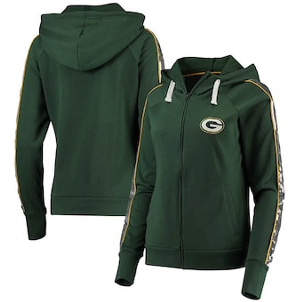 Women's G-III 4Her by Carl Banks Green Bay Packers Game Changer - Full-Zip Hoodie