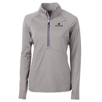 Women's Cutter & Buck Notre Dame Fighting Irish Adapt Eco Knit Half-Zip Pullover Jacket