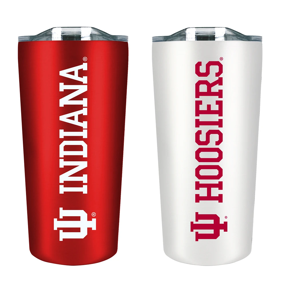 Indiana Hoosiers 18oz. Soft Touch Tumbler Two-Piece Set