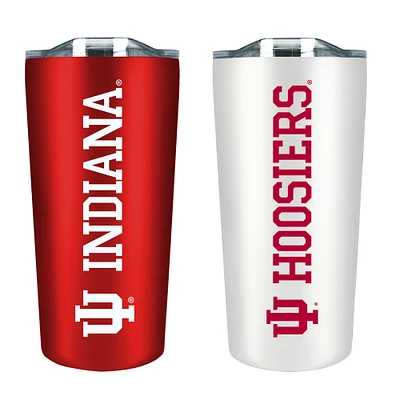 Indiana Hoosiers 18oz. Soft Touch Tumbler Two-Piece Set