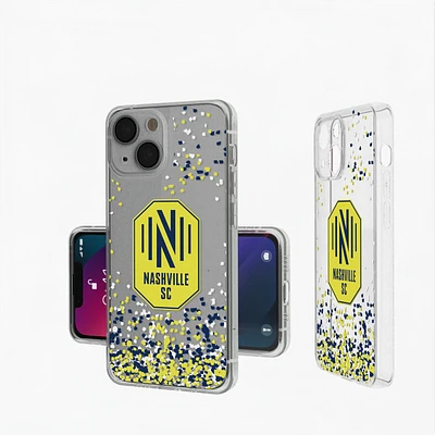 Nashville SC iPhone Confetti Design Clear Case