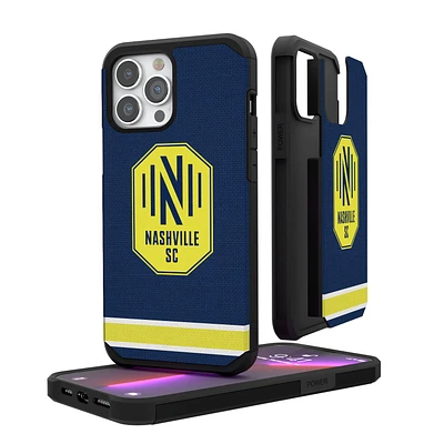 Nashville SC iPhone Stripe Design Rugged Case