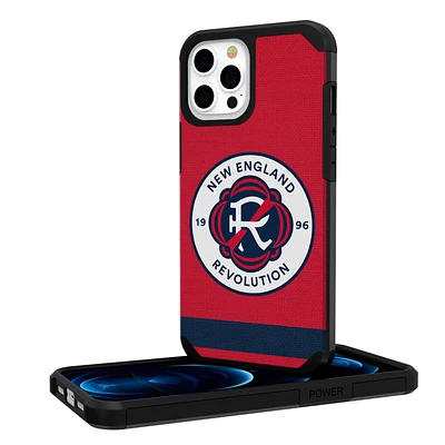 New England Revolution iPhone Stripe Design Rugged Case