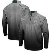 Men's Colosseum Heathered Gray Colorado State Rams Sitwell Raglan Quarter-Zip Jacket