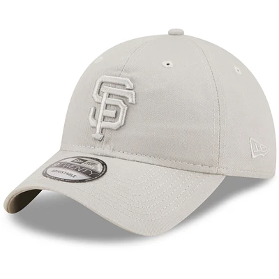 Men's New Era Gray San Francisco Giants Core Classic 9TWENTY Adjustable Hat