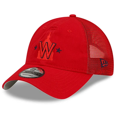 Men's New Era  Red Washington Nationals 2023 Batting Practice 9TWENTY Adjustable Hat