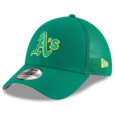 Youth New Era  Green Oakland Athletics 2023 Batting Practice 39THIRTY Flex Hat