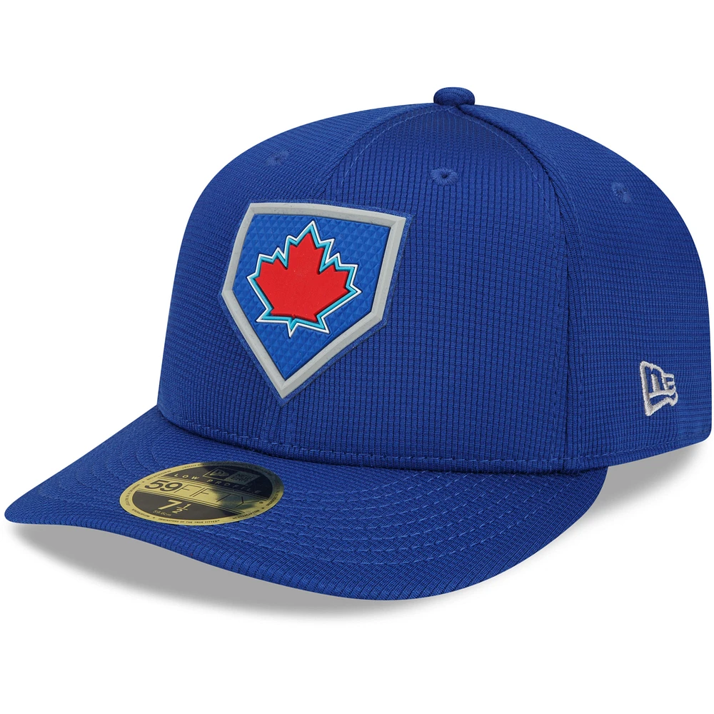 Men's New Era Royal Toronto Blue Jays 2022 Clubhouse Alternate Logo Low Profile 59FIFTY Fitted Hat