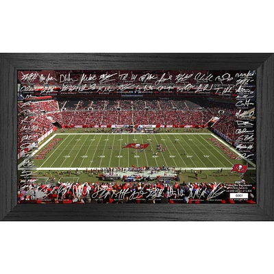 Highland Mint Tampa Bay Buccaneers 12" x 20" Facsimile Signature Gridiron Collection - Framed Photo